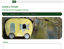 Tablet Screenshot of camping.bankis.de